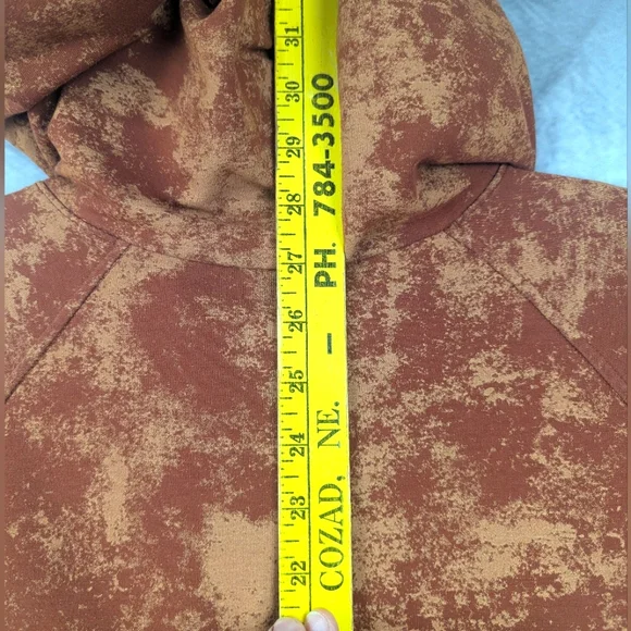 Lululemon Large Men's City Sweat Astral Dark Terracotta Desert Sun Hoodie